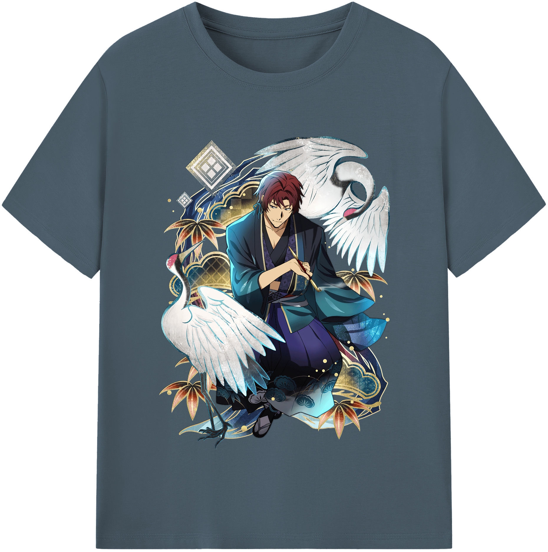 （画像用） 文豪ストレイドッグス Bungo Stray Dogs 綿100％半袖Tシャツ（フロントプリント）